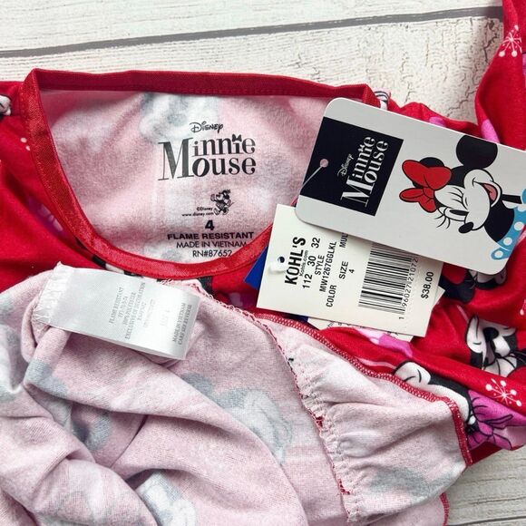 NWT Disney Minnie Mouse Flannel Granny Nightgown - Picture 2 of 3
